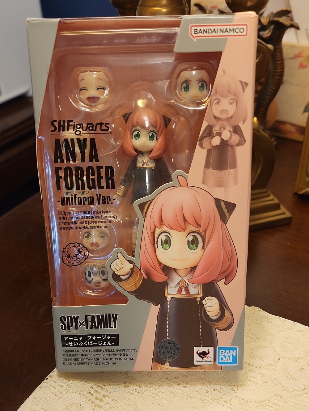 SG FIGUARTS ANYA FORGER SPY FAMILY FIGURINE NEW